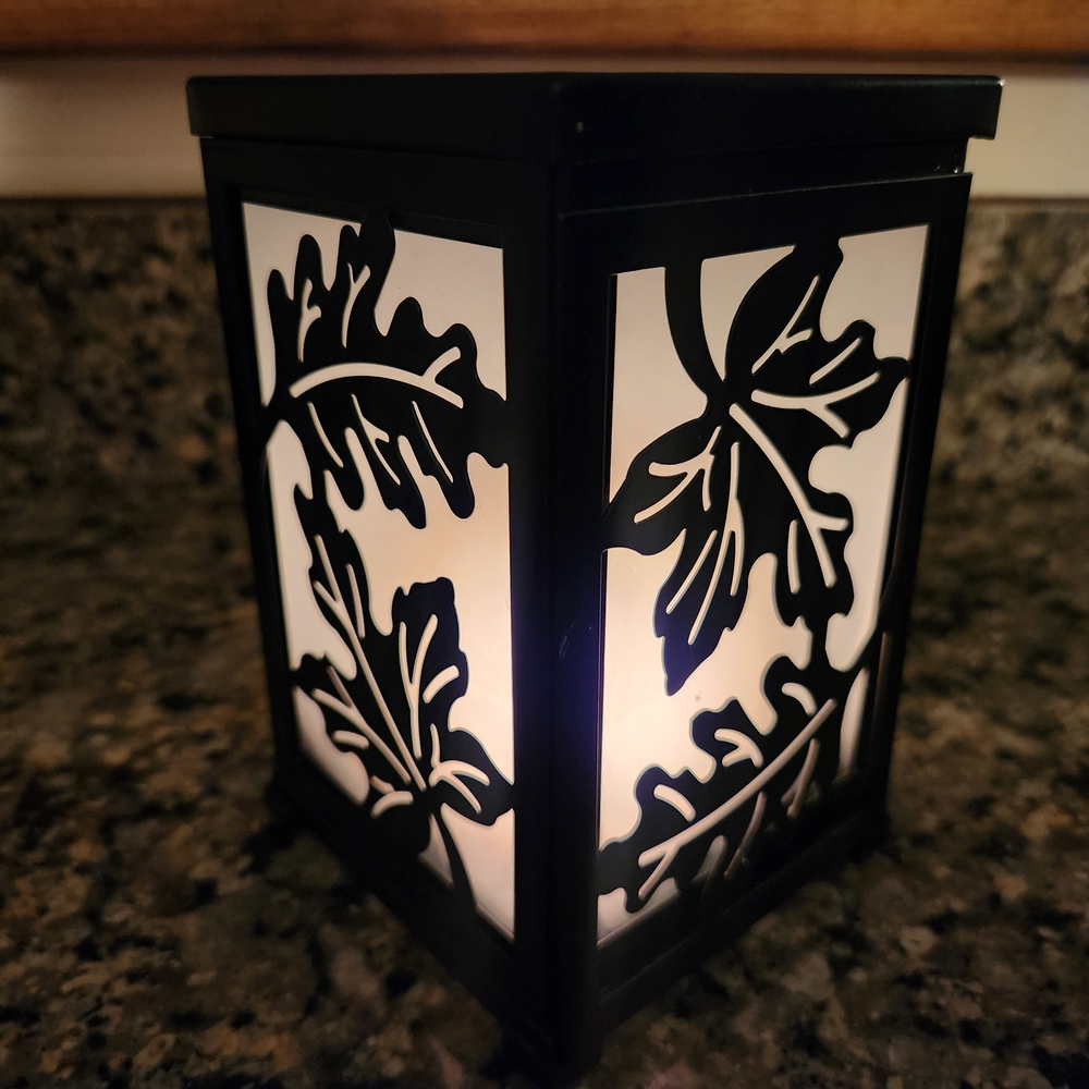 PartyLite Change-O-Luminary Candle Holder w/ Seasonal Inserts